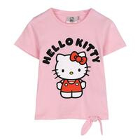 Børne Kortærmet T-shirt Hello Kitty Lyserød 10 år