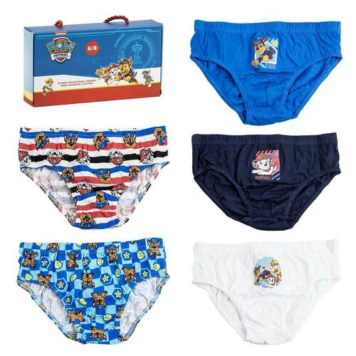Pakke med boxershorts The Paw Patrol Multifarvet 5 enheder 6-8 år