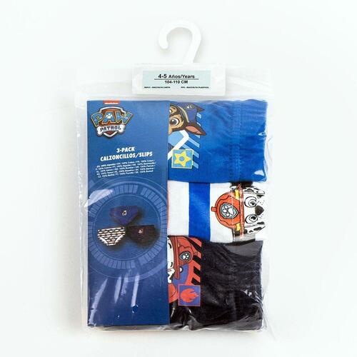 Pakke med boxershorts The Paw Patrol Multifarvet 3 enheder 2-3 år