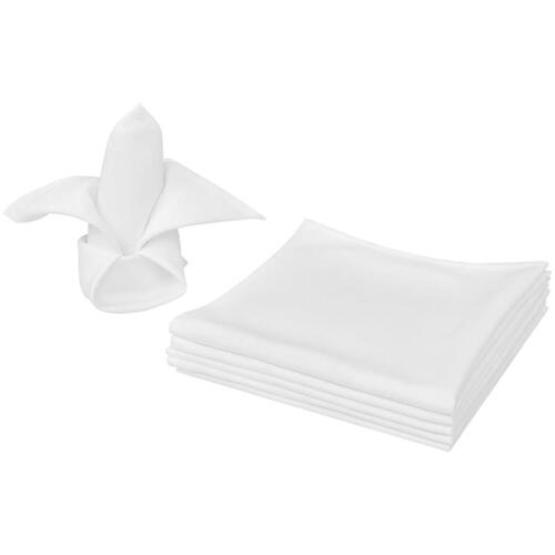 25 Middagsservietter Hvid 50 x 50 cm// (OUTLET A)