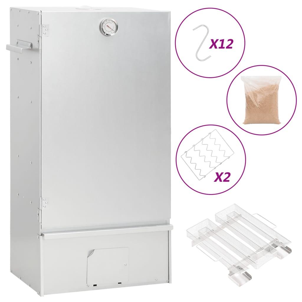 Rygeovn med generator til koldrøgning galvaniseret stål