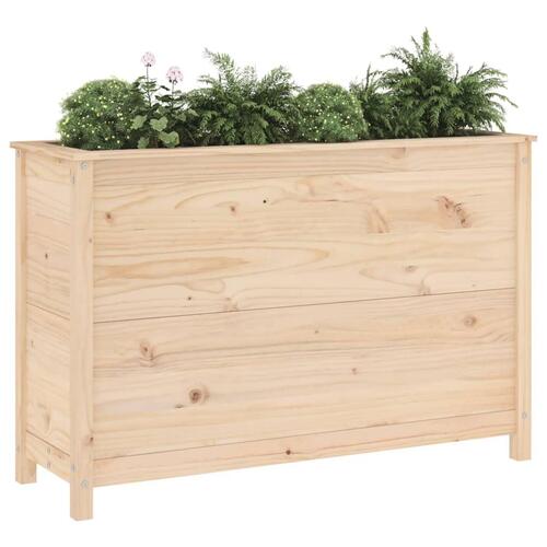 Højbed 119,5x40x78 cm massivt fyrretræ