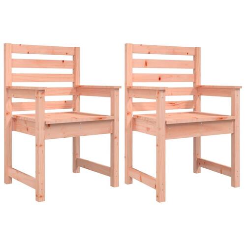 Havestole 2 stk. 60x48x91 cm massivt douglasgran