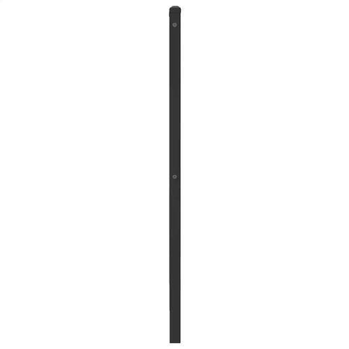 Sengegavl 120 cm konstrueret træ og stål sonoma-eg