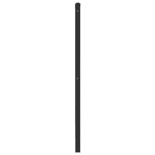 Sengegavl 150 cm konstrueret træ og stål sonoma-eg