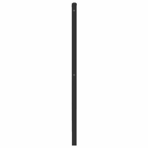 Sengegavl 137 cm konstrueret træ og stål sonoma-eg