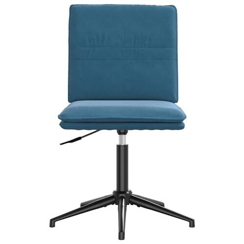 Spisebordsstole 6 stk. velour blå