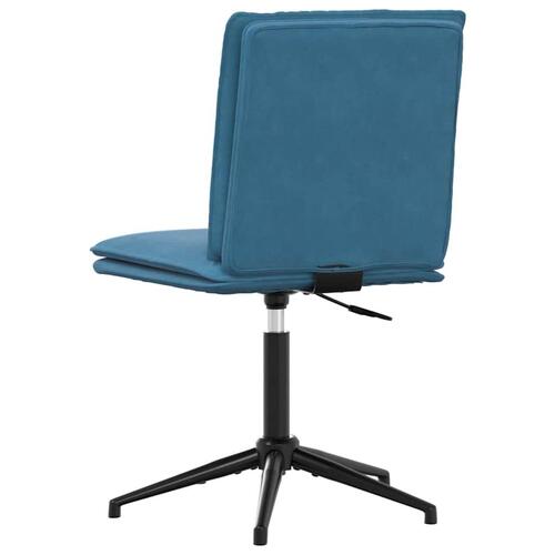 Spisebordsstole 6 stk. velour blå