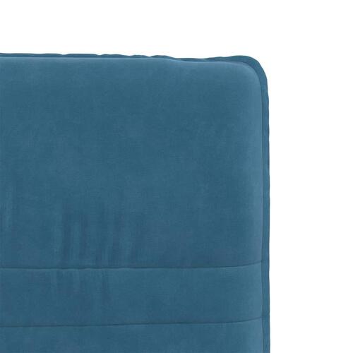 Spisebordsstole 6 stk. velour blå