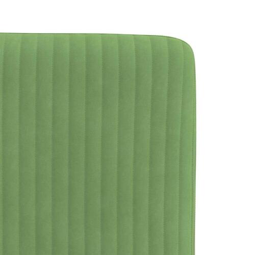 Spisebordsstole 4 stk. velour lysegrøn