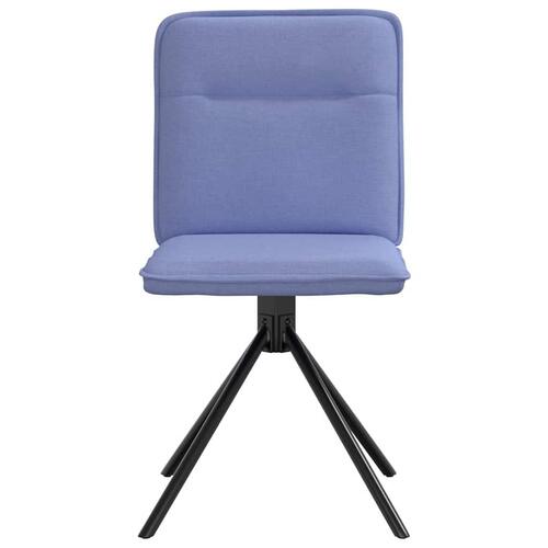 Spisebordsstole 4 stk. Jeans blåt stof