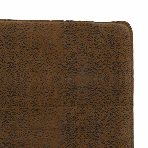 Spisebordsstol Brun Faux Suede Læder