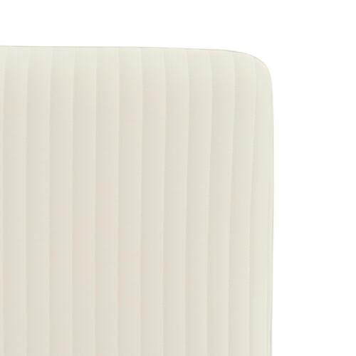 Spisebordsstole 4 stk. velour cremefarvet