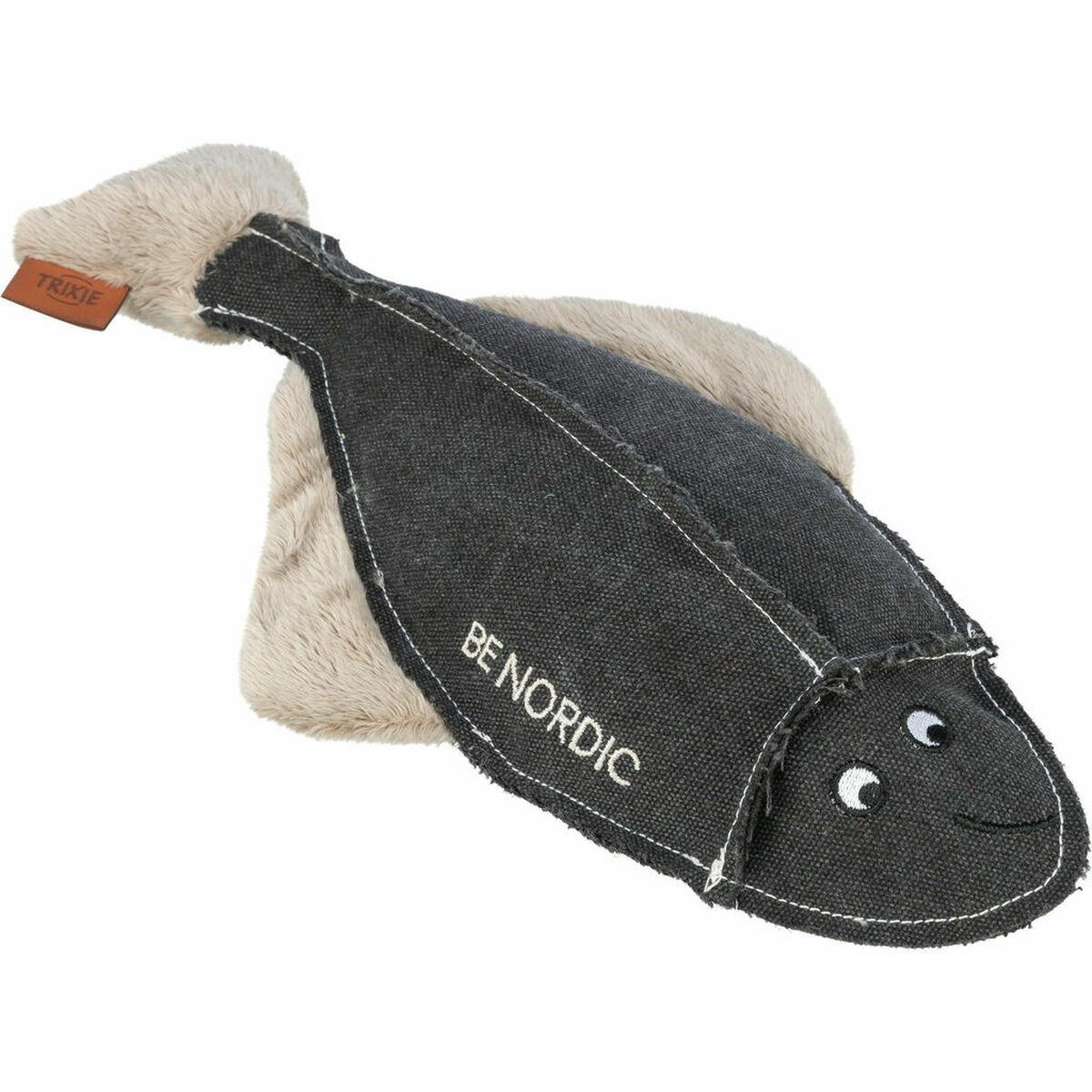 Plush legetøj til hunde Trixie Polyester plys Bomuld Fisk 35 cm