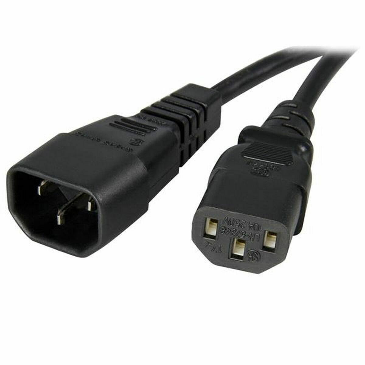 Strømkabel Startech PXT1001M Sort