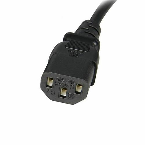 Strømkabel Startech PXT1001M Sort