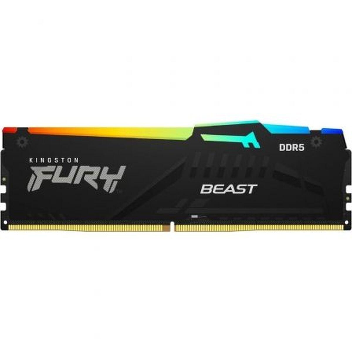 Kingston Fury Beast DDR5 RAM 8 GB 6000 MHz RGB (1×8 GB)