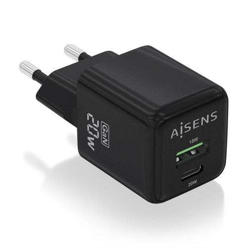 Vægoplader Aisens ASCH-20W2P011-BK Sort (1 enheder)