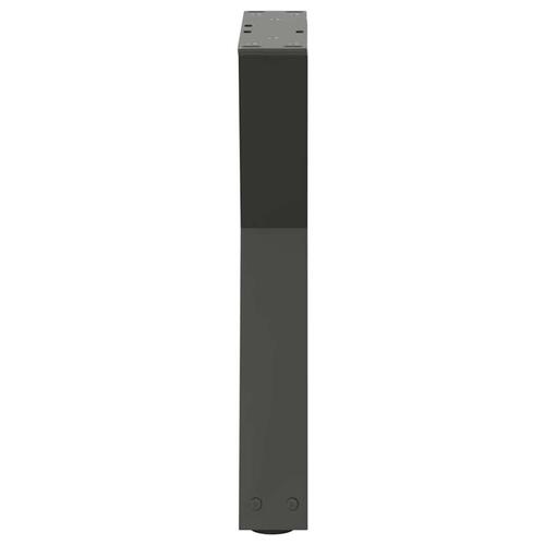 Sofabordben 2 stk Antracit 38x(42-43,3) cm Stål