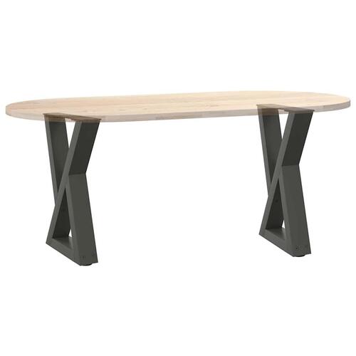 Sofabordben 2 stk Antracit 38x(42-43,3) cm Stål