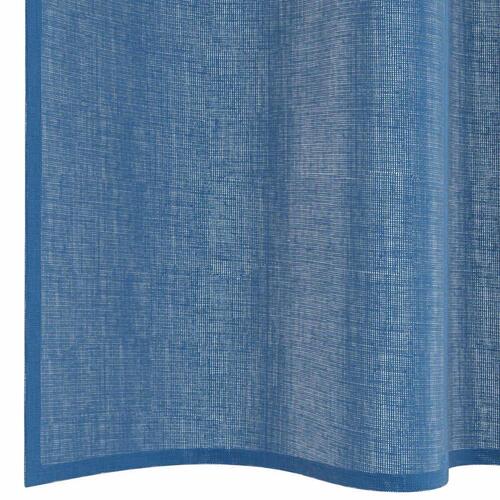 Voile-gardiner med løkker 2 stk. 140x245 cm kongeblå