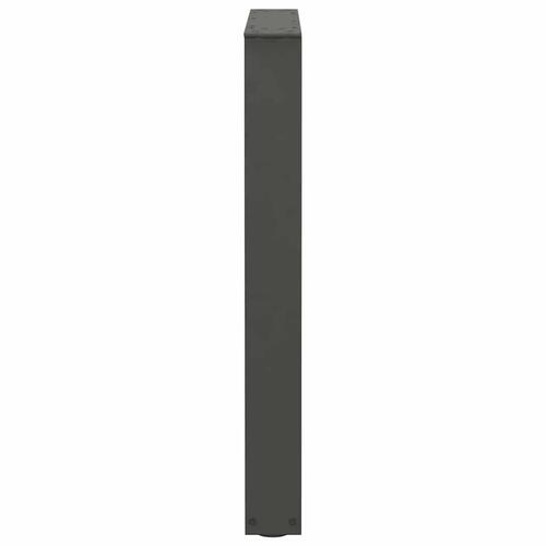 Spisebordsben V-form 3 stk Antracit 70x(72-73,3) cm Stål