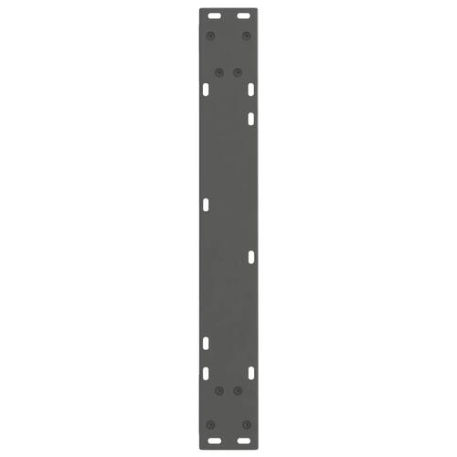 Spisebordsben V-form 3 stk Antracit 70x(72-73,3) cm Stål