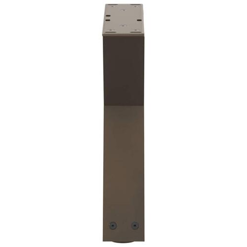 Sofabordben 2 stk Naturstål 40x(30-31,3) cm Stål