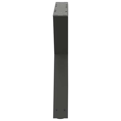 Sofabordben 2 stk Antracit 60x(42-43,3) cm Stål