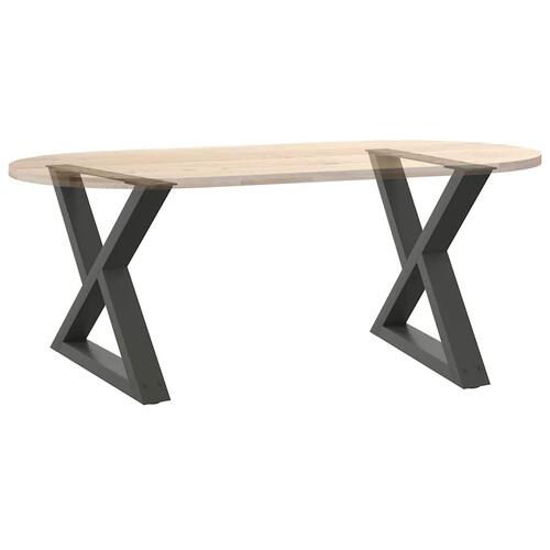 Sofabordben 2 stk Antracit 60x(42-43,3) cm Stål