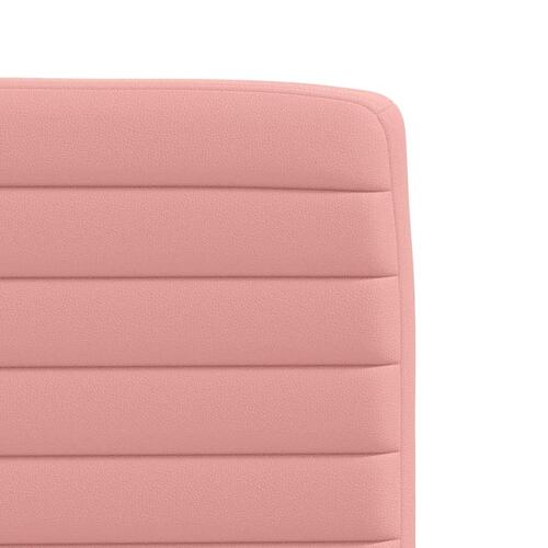 Spisebordsstole 4 stk Pink kunstlæder