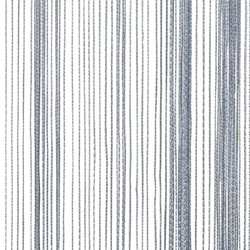 Trådgardiner 2 stk. 140x250 cm lysegrå