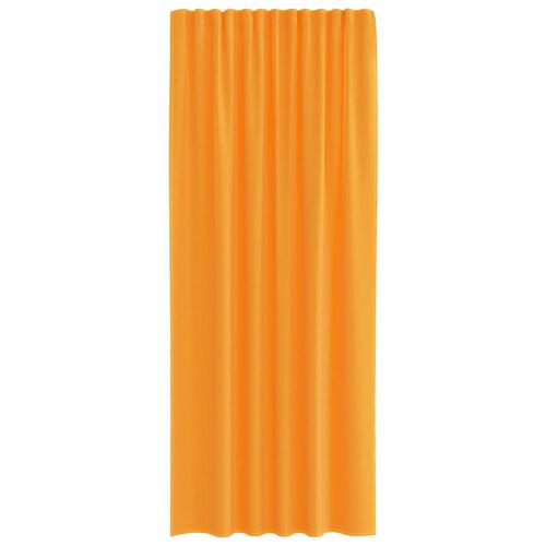 Voile-gardiner med løkker 2 stk. 140x245 cm orange