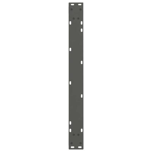 Spisebordsben V-form 2 stk Antracit 90x(72-73,3) cm Stål