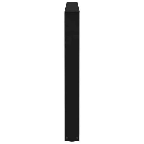 Spisebordsben V-form 2 stk Sort 100x(72-73,3) cm Stål