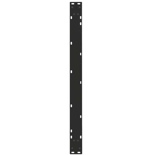 Spisebordsben V-form 2 stk Sort 100x(72-73,3) cm Stål