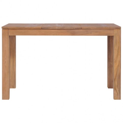 Spisebord 120x60x76 cm massivt teaktræ naturlig finish