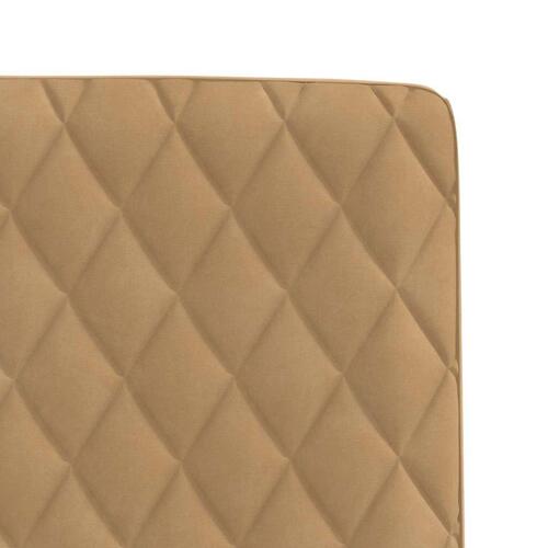 Spisebordsstole 6 stk. velour brun