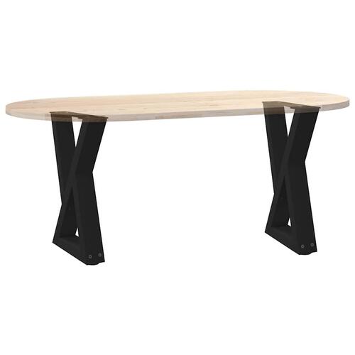 Sofabordben 2 stk Sort 28x(42-43,3) cm Stål