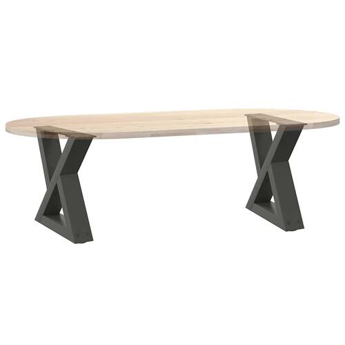 Sofabordben 2 stk Antracit 40x(30-31,3) cm Stål