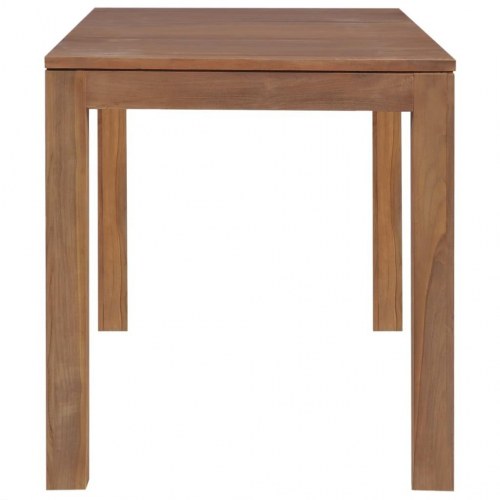 Spisebord 120x60x76 cm massivt teaktræ naturlig finish