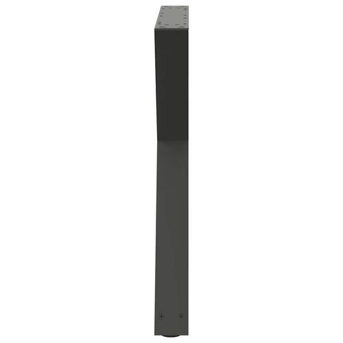 Spisebordsben 2 stk Antracit 80x(72-73,3) cm Stål