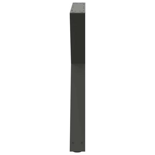 Spisebordsben 2 stk Antracit 70x(72-73,3) cm Stål