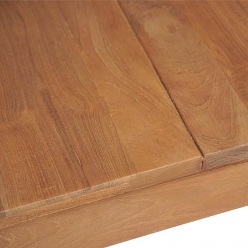 Spisebord 120x60x76 cm massivt teaktræ naturlig finish