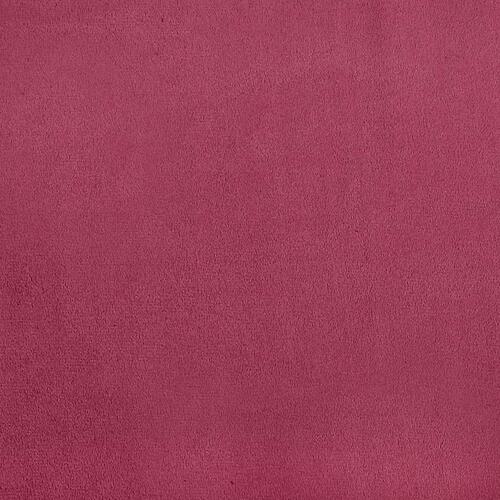 Spisebordsstole 6 stk. velour vinrød