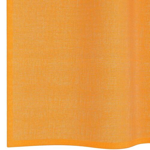 Voile-gardiner med øskner 2 stk. 140x225 cm orange
