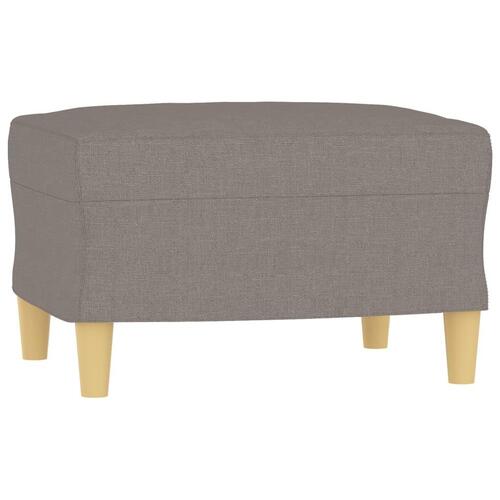 Sofasæt 4 dele med hynder stof gråbrun