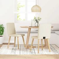 Spisebordsstole 2 stk. linned
