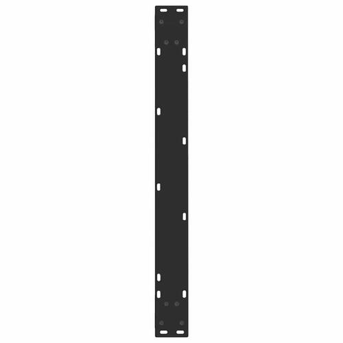 Spisebordsben V-form 2 stk Sort 90x(72-73,3) cm Stål