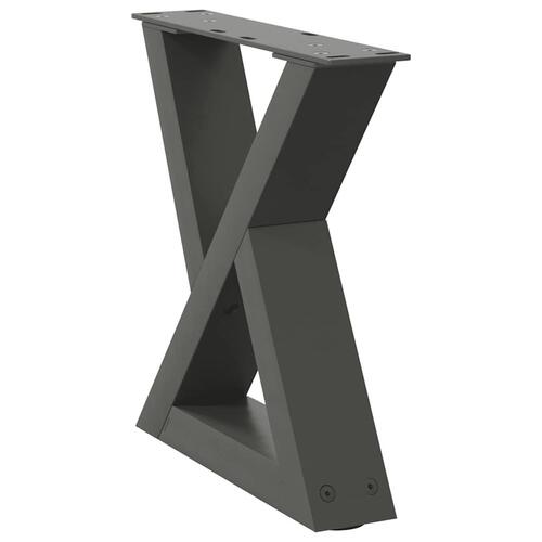 Sofabordben 2 stk Antracit 30x(30-31,3) cm Stål